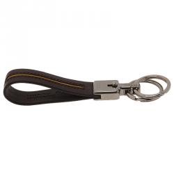Pre Owned Tod's Brown Leather Valet Keyring