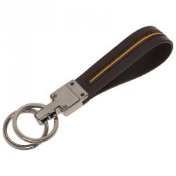 Pre Owned Tod's Brown Leather Valet Keyring