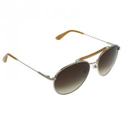 مملوكة مسبقًا نظارة شمسية أفياتورز توم فورد كولين ذهبي