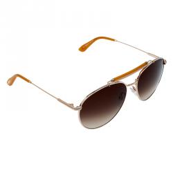 Pre Owned Tom Ford Yellow Colin Aviators