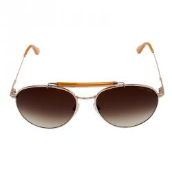 Pre Owned Tom Ford Yellow Colin Aviators