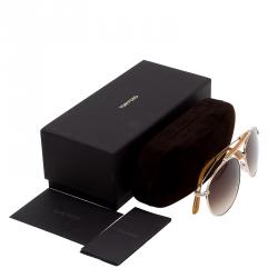 Pre Owned Tom Ford Yellow Colin Aviators