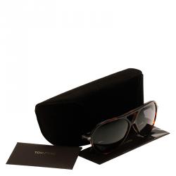 Tom Ford Tortoise Frame Leopold Aviators