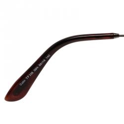 Pre Owned Tom Ford Brown and Black Colin Aviator Sunglasses