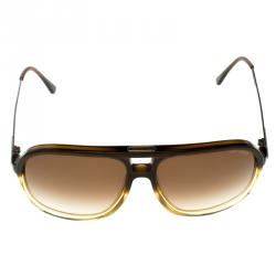 Pre Owned Tom Ford Brown TF 333 Damian Sunglasses