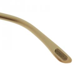 Pre Owned Tom Ford Cream Cross Detail Maximillion Aviators