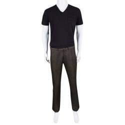 Tom Ford Brown Regular Fit Tailored Trousers M