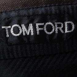 Tom Ford Brown Regular Fit Tailored Trousers M