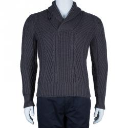 Pre Owned Tom Ford Men's Grey Wool Pullover S
