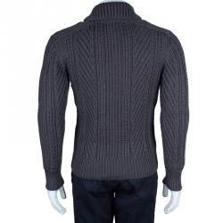 Pre Owned Tom Ford Men's Grey Wool Pullover S