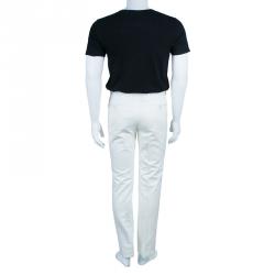 Pre Owned Tom Ford Men's Off-White Trousers S