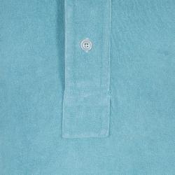 Pre Owned Tom Ford Men's Turquoise Cotton Polo Shirt S