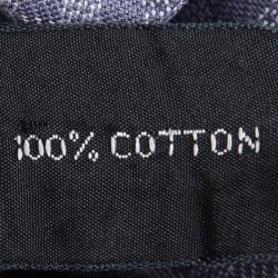 Pre Owned Tom Ford Grey Glen Plaid Checked Cotton Shirt L