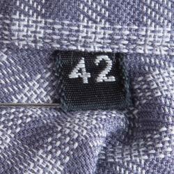 Pre Owned Tom Ford Grey Checked Long Sleeve Button Front Cotton Shirt L