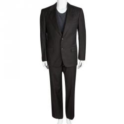 Tom Ford Dark Brown Wool Pant Suit L