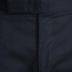 Pre Owned Tom Ford Navy Blue Wool Suit M