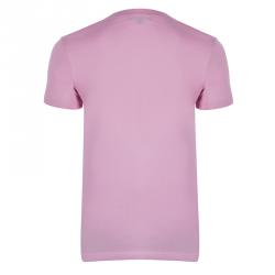 Pre Owned Tommy Hilfiger Pink Logo Crew Neck Tshirt XL