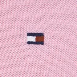 Pre Owned Tommy Hilfiger Pink Logo Polo Shirt M