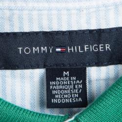 Tommy Hilfiger Green Short Sleeve Polo T-Shirt M