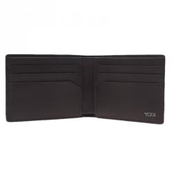 Pre Owned Tumi Brown Logo Bifold Wallet