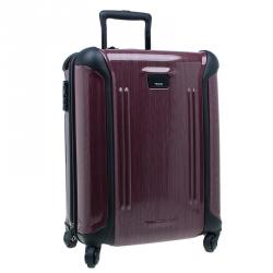 Pre Owned Tumi Purple Hard Shell 56 cm Vapor Rollen Trolley 