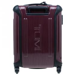 Pre Owned Tumi Purple Hard Shell 56 cm Vapor Rollen Trolley 