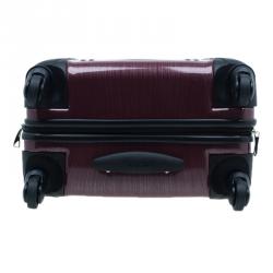 Pre Owned Tumi Purple Hard Shell 56 cm Vapor Rollen Trolley 