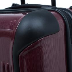 Pre Owned Tumi Purple Hard Shell 56 cm Vapor Rollen Trolley 