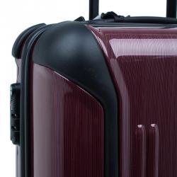 Pre Owned Tumi Purple Hard Shell 56 cm Vapor Rollen Trolley 
