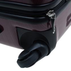 Pre Owned Tumi Purple Hard Shell 56 cm Vapor Rollen Trolley 