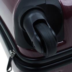 Pre Owned Tumi Purple Hard Shell 56 cm Vapor Rollen Trolley 