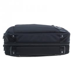 Tumi Black Canvas T-Pass Kennedy Deluxe Brief Laptop Bag