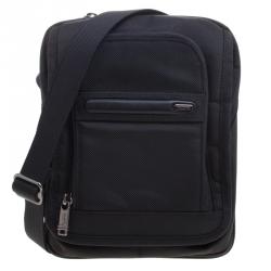 Tumi Black Nylon iPad Case Messenger Bag