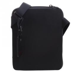 Tumi Black Nylon iPad Case Messenger Bag
