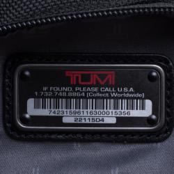 Tumi Black Nylon iPad Case Messenger Bag