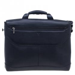 Pre Owned Tumi Black Leather Formula T Compartment Bag
