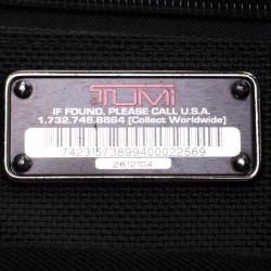 Tumi Black Nylon Expandable Portfolio Alpha Laptop Bag