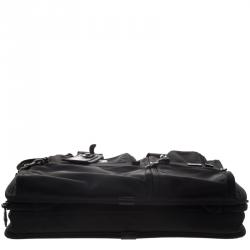 Tumi Black Nylon Alpha T-Pass Expandable Laptop Briefcase