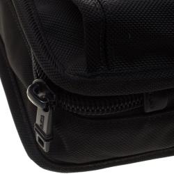 Tumi Black Nylon Alpha T-Pass Expandable Laptop Briefcase