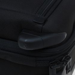 Pre Owned Tumi Black Canvas Alpha Compact Wheeled Brief Trolley