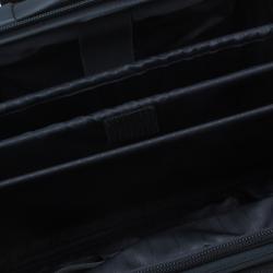 Pre Owned Tumi Black Canvas Alpha Compact Wheeled Brief Trolley