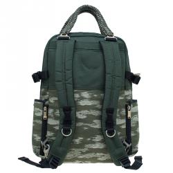 Pre Owned Tumi Navy Green Nylon Alpha Bravo Lejeune Backpack