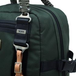 Pre Owned Tumi Navy Green Nylon Alpha Bravo Lejeune Backpack