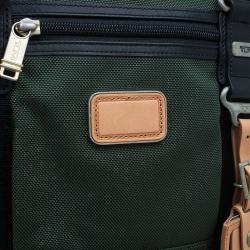 Pre Owned Tumi Navy Green Nylon Alpha Bravo Lejeune Backpack