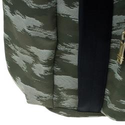 Pre Owned Tumi Navy Green Nylon Alpha Bravo Lejeune Backpack