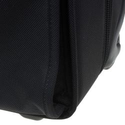 Pre Owned Tumi Black Nylon Carry On Garment Rolling Suitcase