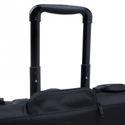 Pre Owned Tumi Black Nylon Carry On Garment Rolling Suitcase