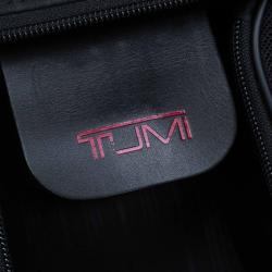 Pre Owned Tumi Black Nylon Carry On Garment Rolling Suitcase