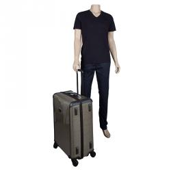Pre Owned Tumi Light Brown Coated Nylon Medium Tegra Lite Trip Packing Case