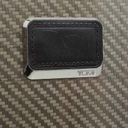 Pre Owned Tumi Light Brown Coated Nylon Medium Tegra Lite Trip Packing Case
